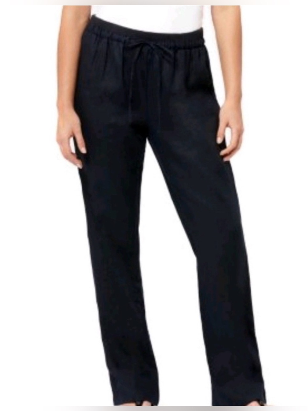 Company Ellen Tracy xl linen Dark Navy lightweight pants